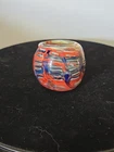 Vintage Murano Blown Glass 1.5 Inch Art Vase #3