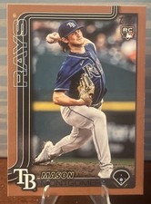2025 Topps Series 2 #369 Mason Montgomery Gold /2025 - Rays (RC)