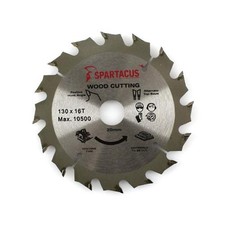 Image of Spartacus Wood Cutting Circular Saw Blade 130mm x 20mm Bore 16T For TKS42 TSK42