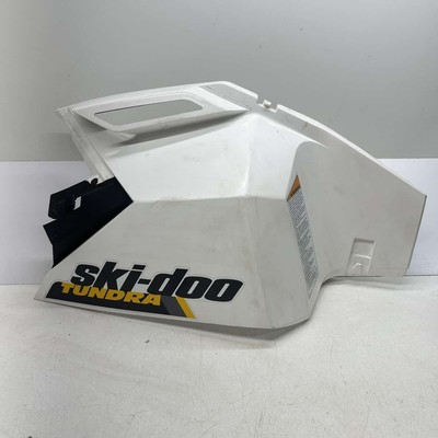 LH Side Panel, White - 2016 Skidoo Tundra LT 550