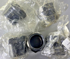 Bushing Bushing 1" X 3/4" Pipe, NPT, Black Forged Steel, Class 3000 LOT QTY 5