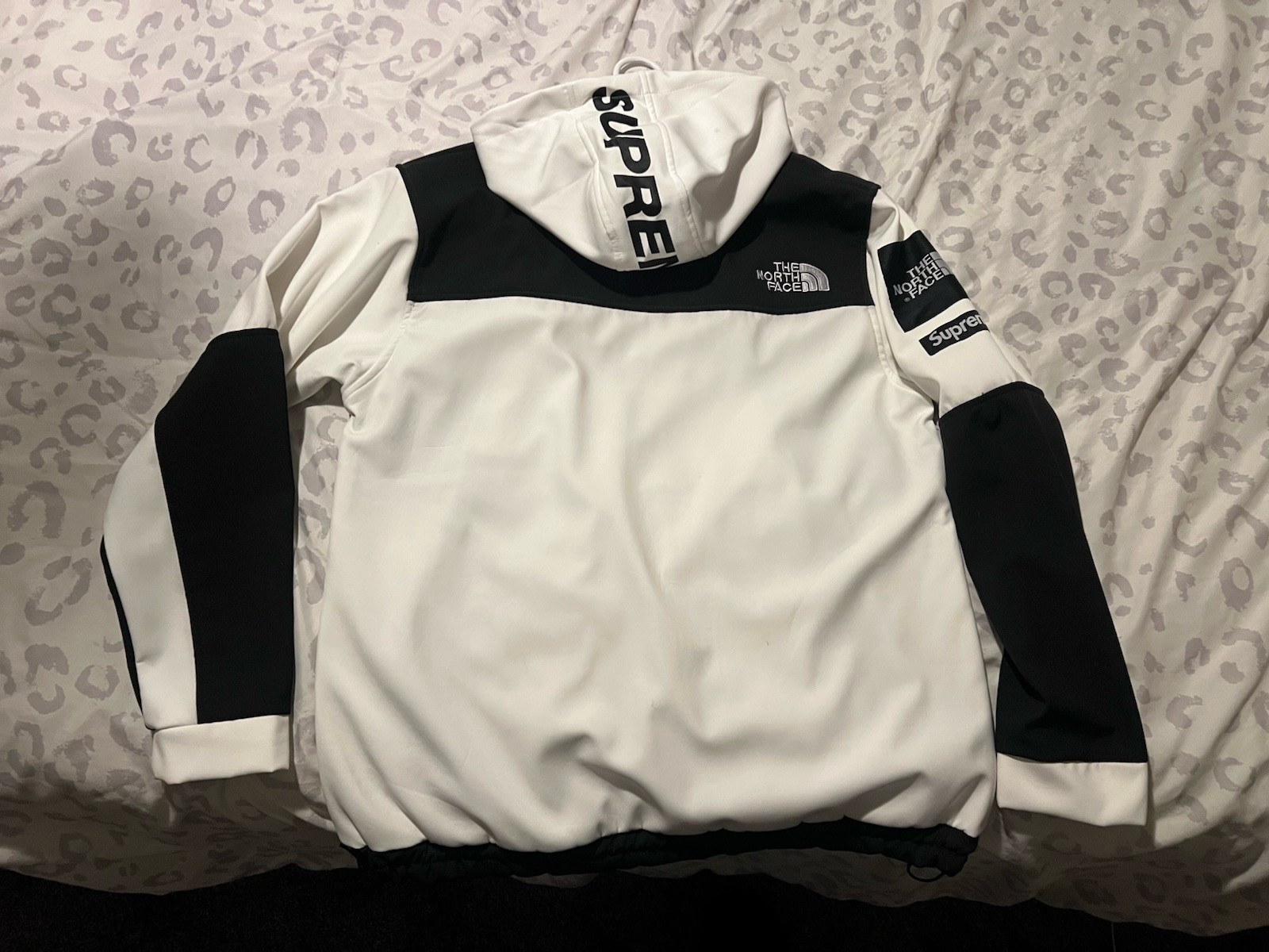 north face supreme soft shell pull over  hoodie - image 4