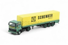 TEKNO 85125 Schenker Ford Transcontinental Planenanhänger 4x2 1/50