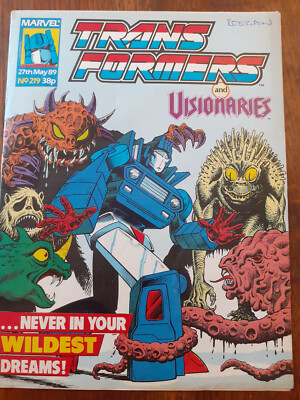 Transformers Marvel UK issue number 219 27/05/1989