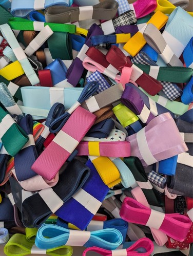 Mixed Bundle of 25 Metres Ribbon – Variety of Styles (1 Metre Lengths) – £5 Free - Picture 14 of 14
