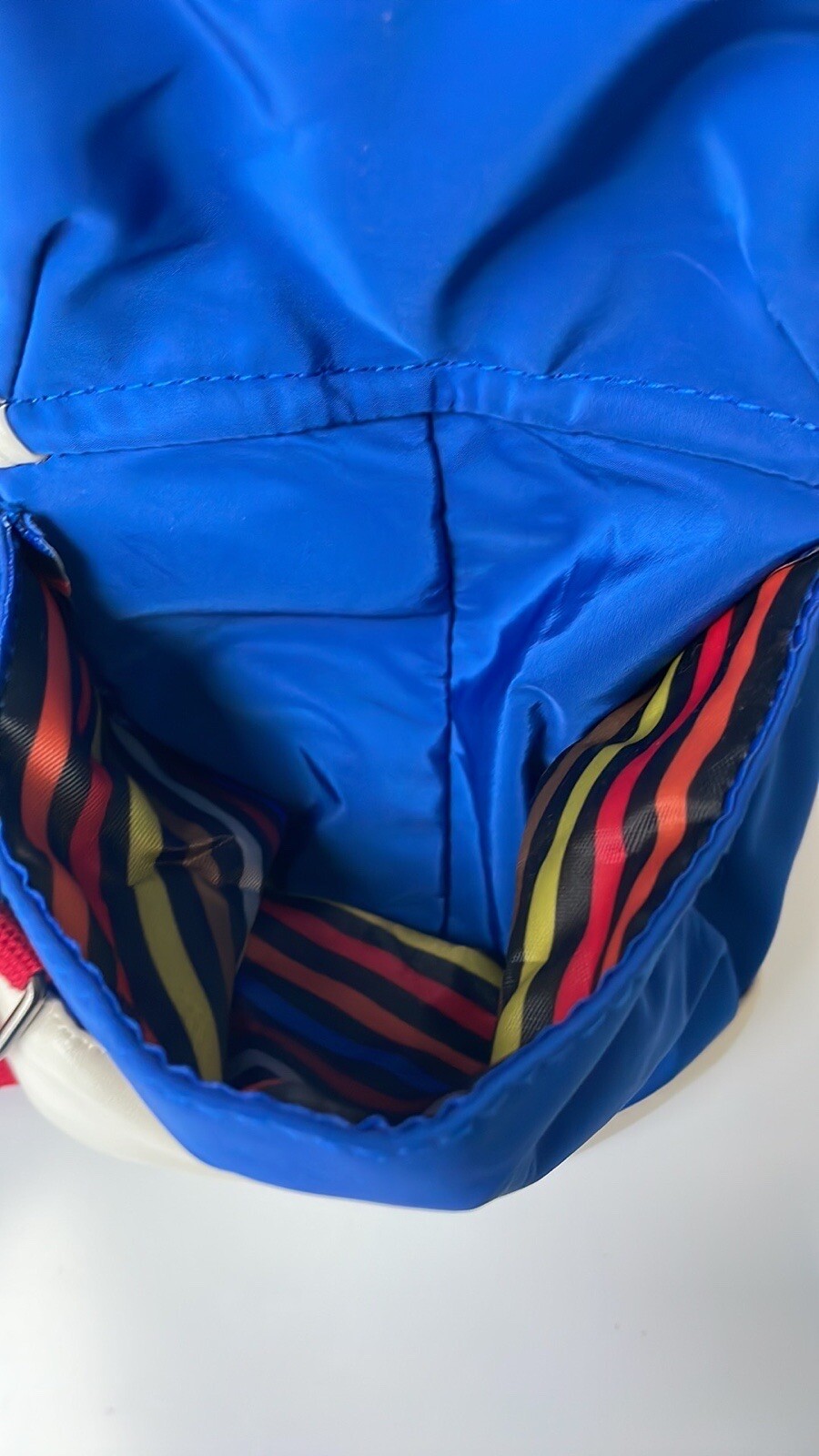 Carpisa Backpack Blue White Red Women’s Travel Bag image 9
