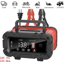 12v24v Smart Car Battery Maintainer Wlarge Display Temp Compensation