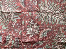 Eddie Bauer Paisley Ferns Standard Bed Pillow Sham Cotton NEW