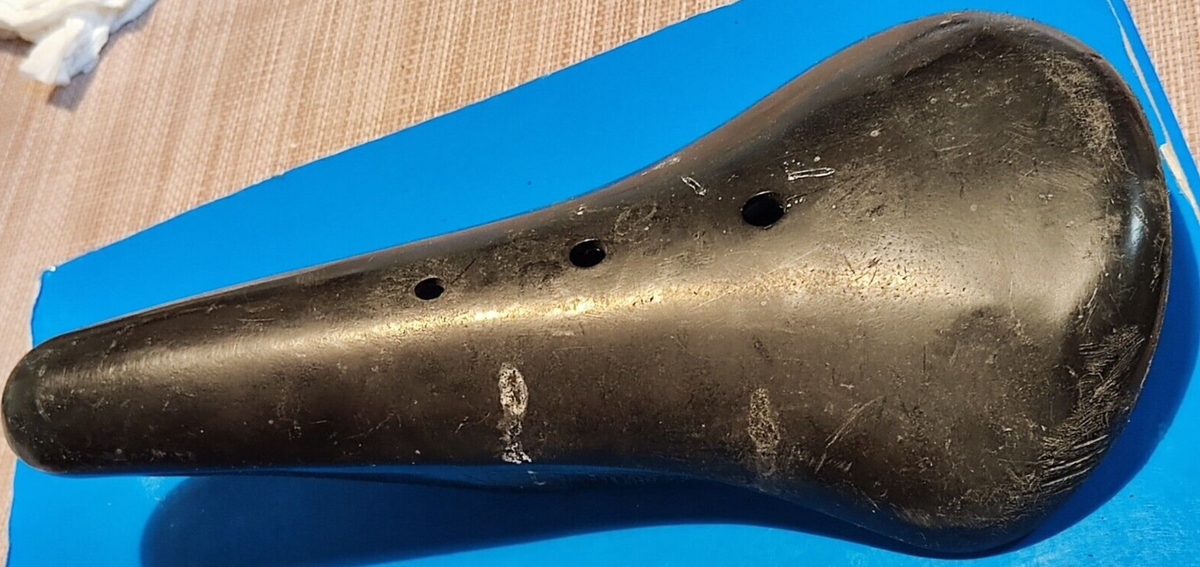 Selle De Vélo De Course Vintage Freccia D'Oro, Plastique, Fabriquée En Italie