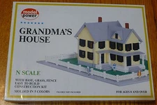 Model Power N #1556 Building Kit -- Grandma's House - 5-1/2 x 6-1/4" 14 x 15.9cm