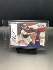 2007 USA Baseball National Signatures Blue Ink /275 - #A-5 Preston Clark