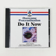 OVERCOME PROCRASTINATION Self Hypnosis CD Dick Sutphen Guided Imagery Subliminal
