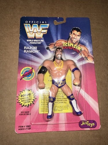 VINTAGE 1994 WWF BEND EMS RAZOR RAMON FIGURE...