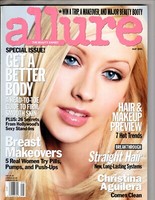 CHRISTINA AGUILERA Allure Magazine May Offer of the day