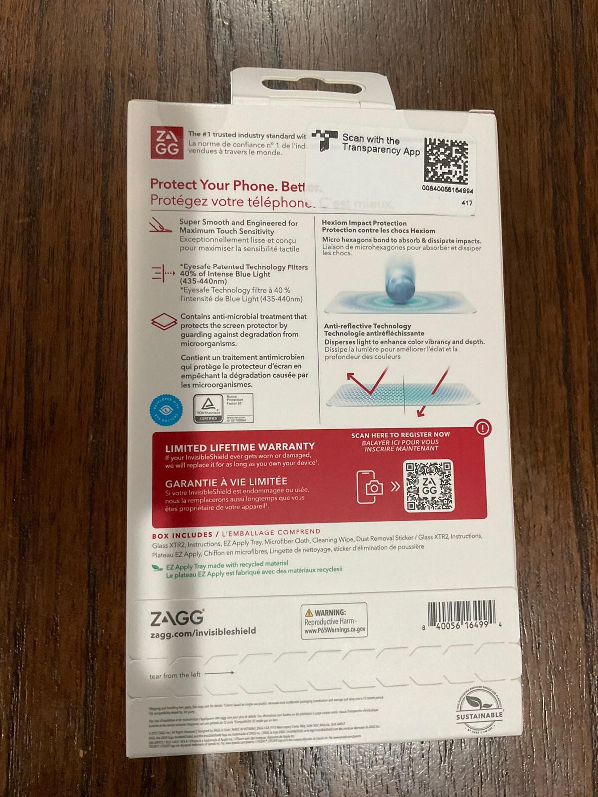 ZAGG InvisibleShield Glass XTR2 Full Screen Protector for Apple iPhone 14 Pro eBay