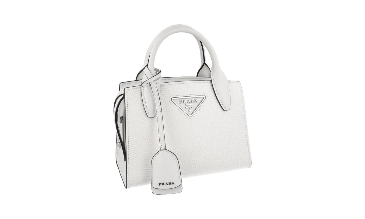 PRADA SAFFIANO SHOULDER BAG HANDBAG 1BA269 WHITE LEATHER NEW PRADA SAFFIANO SHOULDER BAG HANDBAG 1BA269 WHITE LEATHER NEW