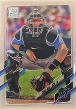 2021 Topps #593 Chad Wallach 