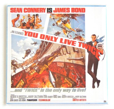 You Only Live Twice FRIDGE MAGNET movie poster ''style S'' james bond