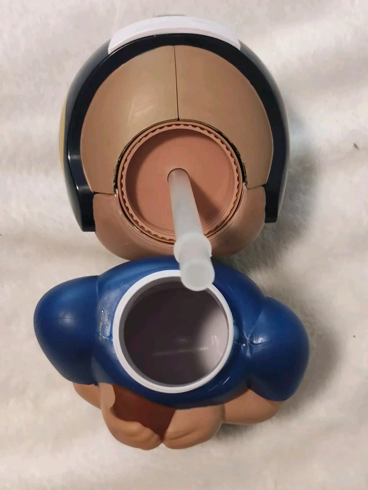 Botella de agua Party Animal TeenyMates NFL Big Sip Los Angeles Rams - azul y dorado Foto 4 de 4