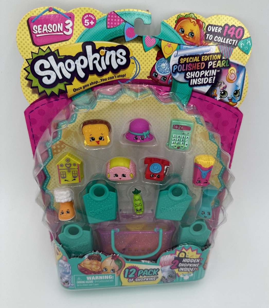2013 SHOPKINS 12 Pack Season Includes Special Edition Polished