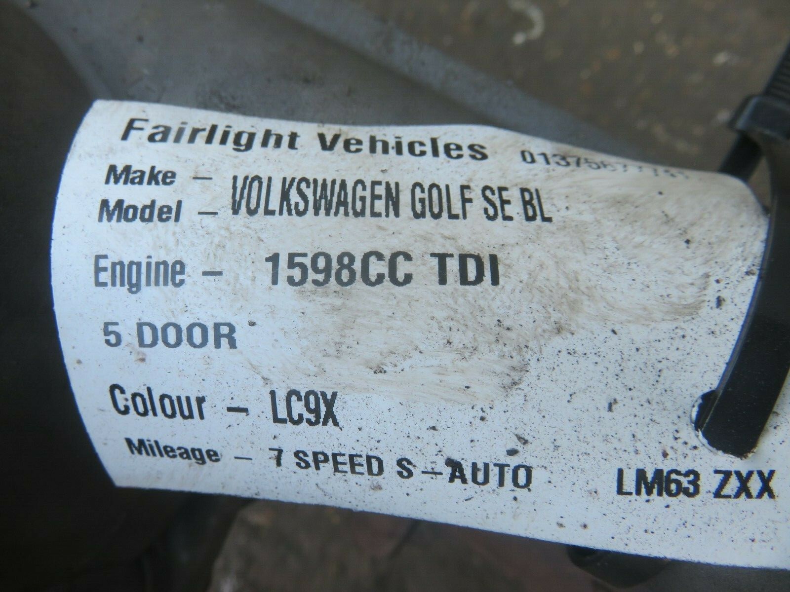 VOLKSWAGEN GOLF ELECTRONIC POWER STEERING RACK PAS RACK 1.6 TDI 