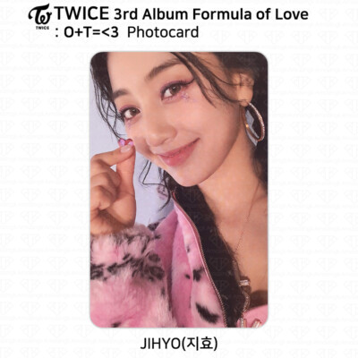 TWICE 3rd Album Formula of Love : O+T= 3 Official Photocard Jihyo