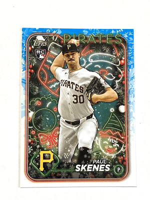 2024 Topps Holiday Paul Skenes Rookie Card #H165 Pirates | eBay