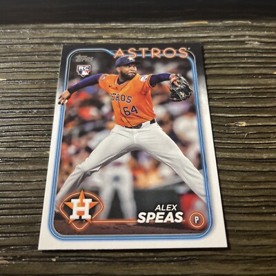 2024 Topps Update US-222 Alex Speas Houston Astros Rookie