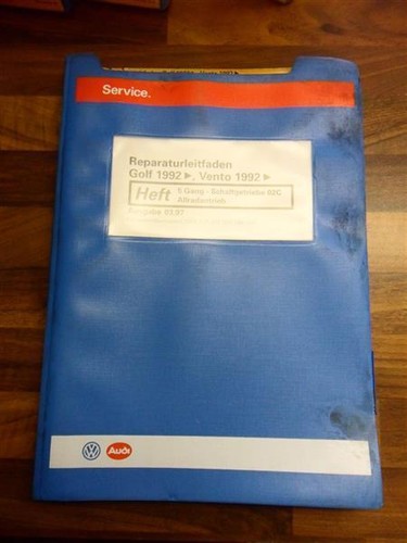 VW Reparaturleitfaden Golf Vento 1992 5 Gang-Schaltgetriebe 02C Allradantrieb