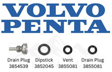 Volvo Penta Genuine OEM Drain/Vent Plug & O-Rings 3854539 3852045 3855081