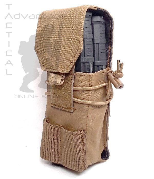 Tactical Tailor FIGHT LIGHT MOLLE 5.56 Double Mag Pouch - coyote