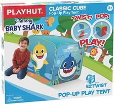 Playhut Pinkfong Baby Shark Classic Cube Pop-Up Play Tent EZ Twist Kids Fun NEW