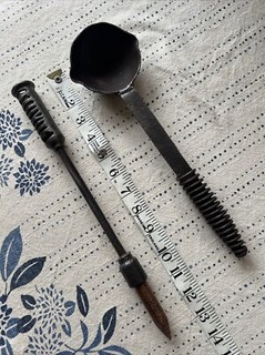 Fluxite Soldering Iron And Hand Forged Smelting Ladle