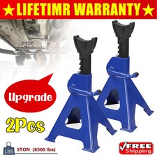 3 Ton Jack Stands Pair Axle Floor Truck Car Lift Set Heavy Duty Adjustable NEW🔥