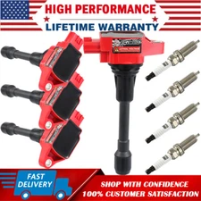 4 Ignition Coil + 4 Spark Plug For 07-18 Nissan Altima L4 2.5L 22448-ED000 UF549