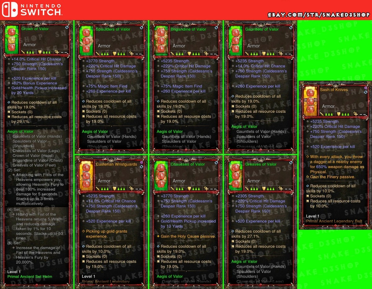Diablo 3: The Best Item Sets, Ranked