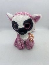 Ty Beanie Boos - LeeAnn the Lemur (6 Inch) NEW MINT with  TAGS SMOKE-FREE CLEAN
