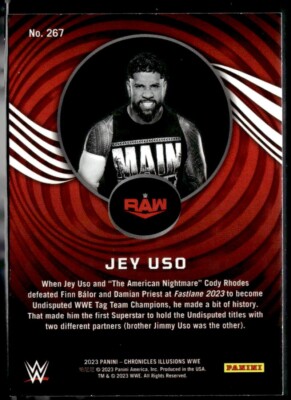2023 WWE CHRONICLES ILLUSIONS #267 JEY USO