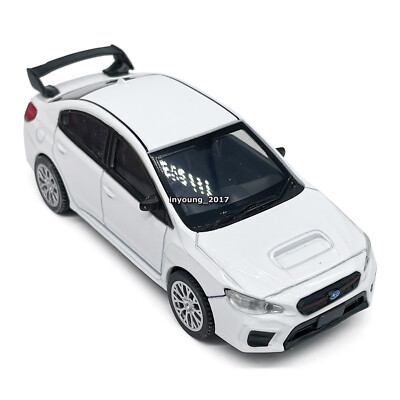 1/43 2020 Subaru WRX STI Model Car Diecast Toy Cars Boys Toys Kids Gifts White