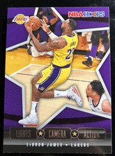 2020-21 Nba Hoops Lights Camera Action Lebron James 🔥🔥 #22 Basketball Card