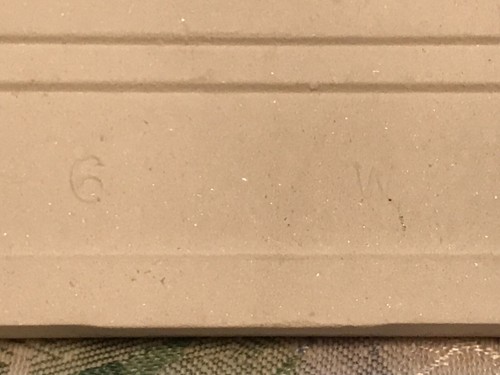 Vintage Pink Ceramic Bullnose Tile 6 x 2 in Wenczel Color 218 - Picture 5 of 6