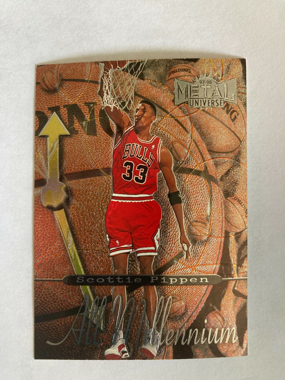 1997-98 Metal Universe All Millennium Team #4 Scottie Pippen