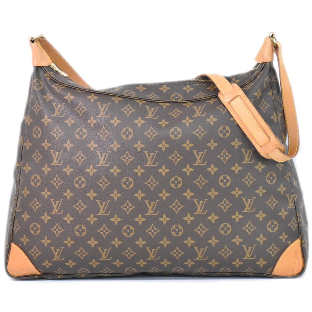Louis Vuitton Promenade M51114 Monogram Canvas Shoulder Bag Brown 