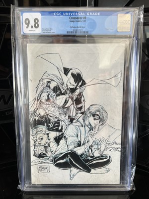 Crossover #3 CGC 9.8 - McFarlane Spawn Sketch Incentive 1:100 Abdeckung