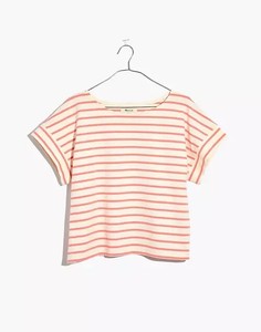 madewell boxy crop tee