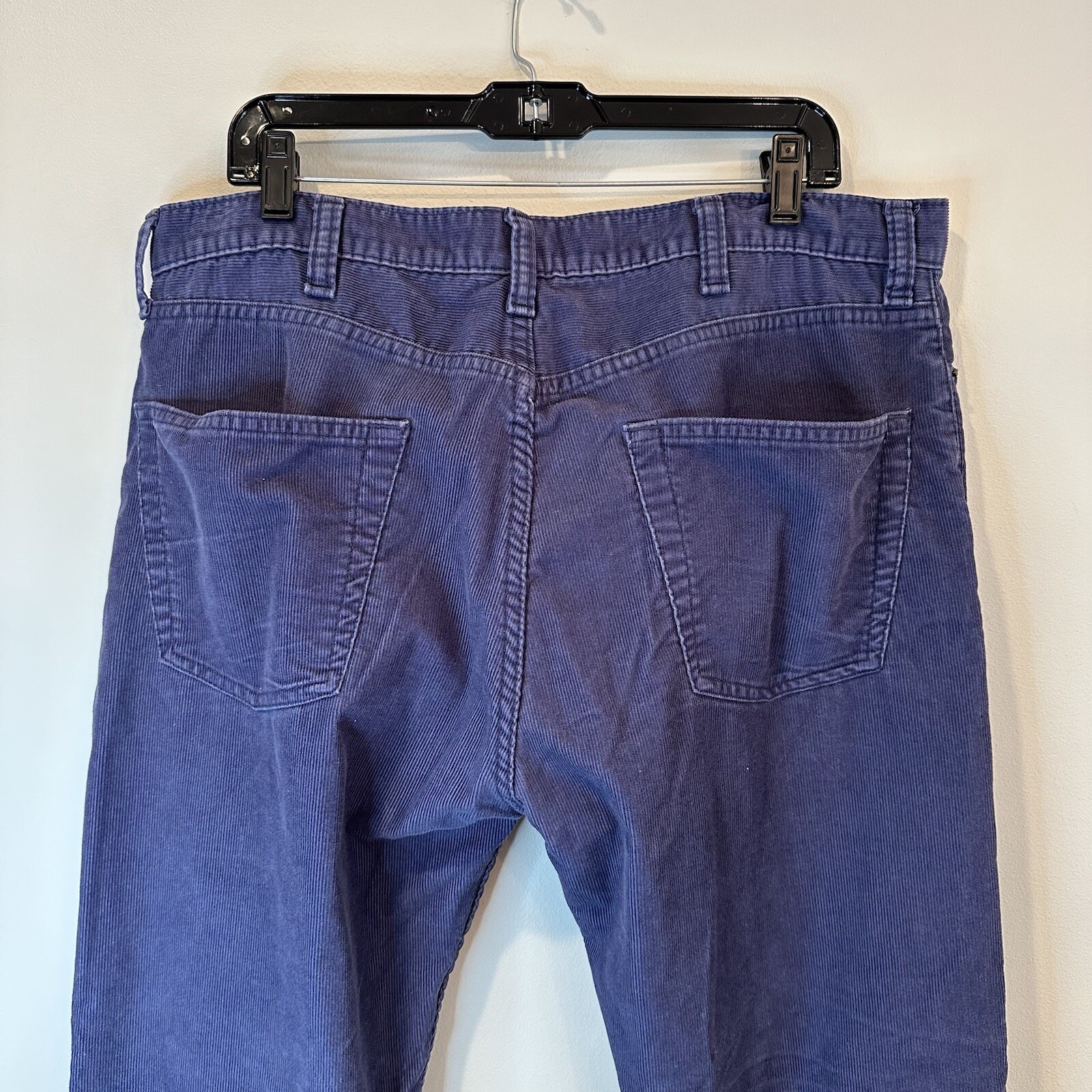 Lands' End Men's Straight Fit Navy Blue Corduroy Pant… Gem