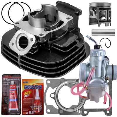 Cylinder Piston Gasket Top End Kit Set Carburetor For Yamaha Blaster 200 YFS200