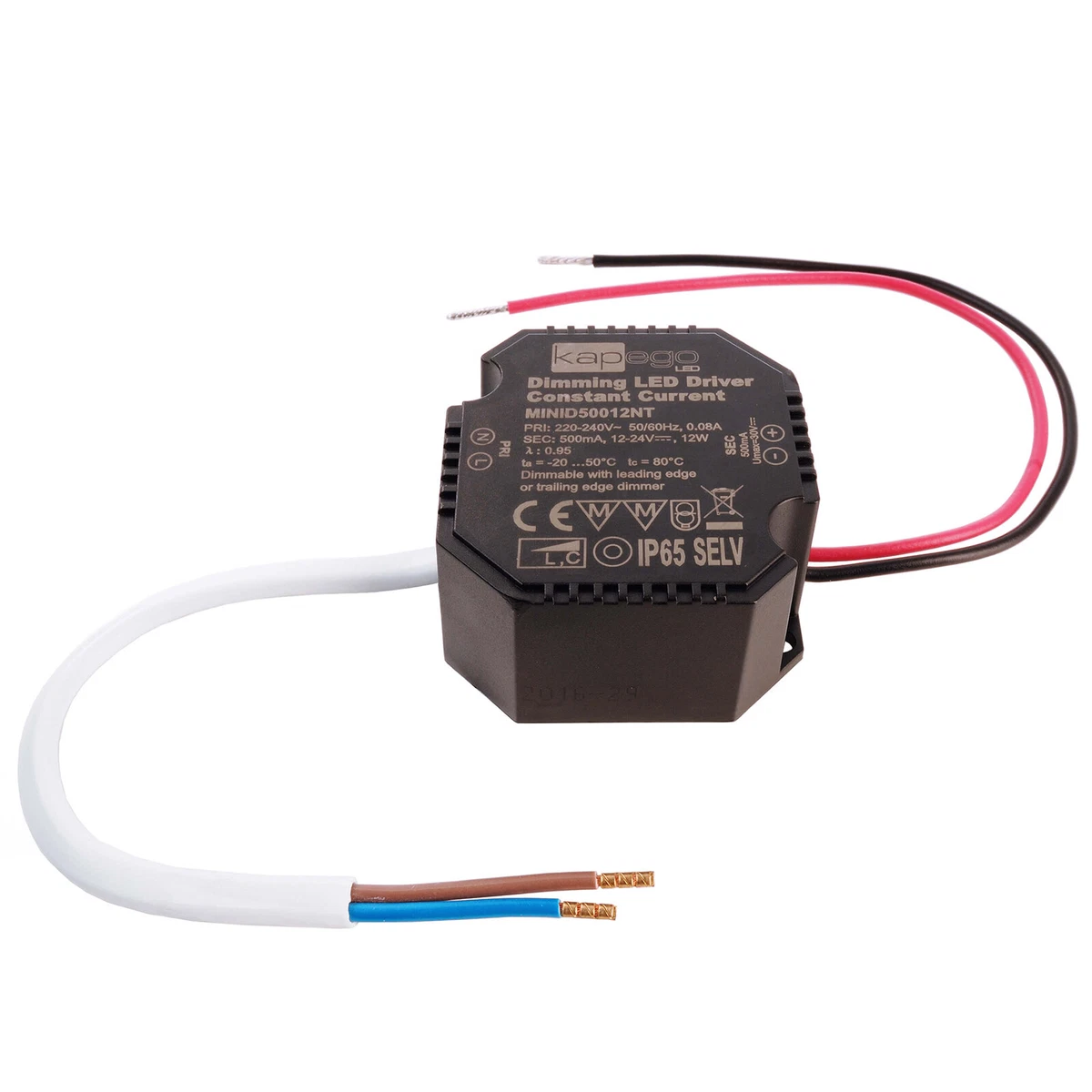 Goshyda Alimentatore Dimmerabile 3A 9-24V Con Display LED - Protezioni Multiple Per Monitor E Motori
