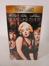 Some Like It Hot VHS 1997 Vintage Classics SEALED Marilyn Monroe Tony Curtis