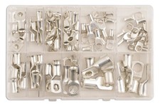 Image of CONNECT 31884 Copper Tube Terminals Assortment 12 Sizes 10mm To 70mm 80 Pieces